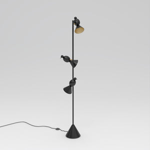 Open image in slideshow, Alouette 004 Floor Light 3 Birds

