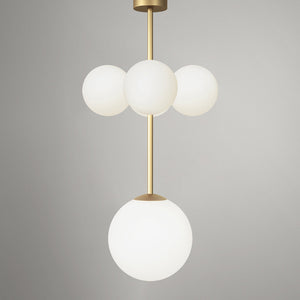 Axis 177 Pendant Light 4 + 1 Glass Globes · €1160 · ATELIER ARETI | CURATED BY EYEDS