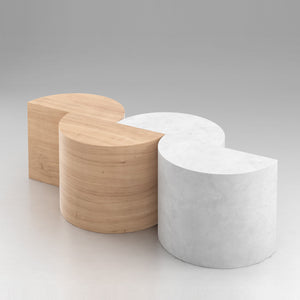 Solid Tables Open 226 Low Half Cylinders · €4250 · ATELIER ARETI | CURATED BY EYEDS