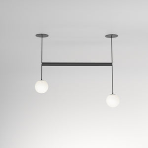 Tube with Globes 331 Pendant Light Short · €1325 · ATELIER ARETI | CURATED BY EYEDS