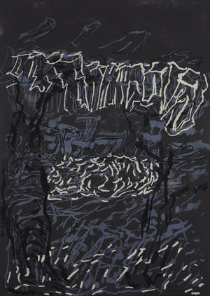 Open image in slideshow, BLANKET PKP-09-002a x Artwork by Per Kirkeby (2009) · €335 · PER KIRKEBY | CURATED BY DOMICILECULTURE
