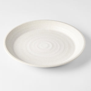 Recycled White Sand Plate with Rim 27.5cm · €27 · CURATED BY EYEDS