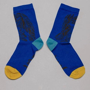 Cobalt Blue Socks Linocut Edition · Artwork by Asger Jorn · €17 · ASGER JORN | CURATED BY DOMICILECULTURE