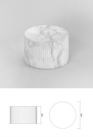 Flute 228 Low Table Cylinder · €9000 · ATELIER ARETI | CURATED BY EYEDS
