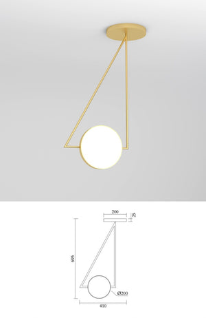 Triangle Variations 356 Ceiling Light Vertical 1 · €2400 · ATELIER ARETI | CURATED BY EYEDS