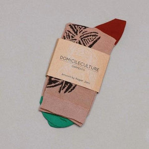 Dusty Rosa Socks Linocut Edition · Artwork by Asger Jorn · €17 · ASGER JORN | CURATED BY DOMICILECULTURE
