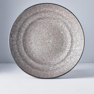 Flat Base Serving Bowl Earth Black 29cm · €40 · CURATED BY EYEDS