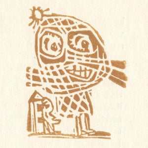 Light Blue Socks Linocut Edition · Artwork by Asger Jorn · €17 · ASGER JORN | CURATED BY DOMICILECULTURE