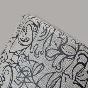 Herringbone Edition 3 Ottoman x Artwork by Asger Jorn · €535 · ASGER JORN | CURATED BY DOMICILECULTURE