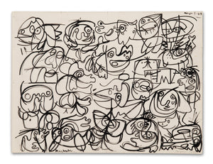 Herringbone Edition 3 Ottoman x Artwork by Asger Jorn · €535 · ASGER JORN | CURATED BY DOMICILECULTURE