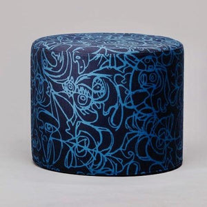 Herringbone Edition 8 Ottoman x Artwork by Asger Jorn · €535 · ASGER JORN | CURATED BY DOMICILECULTURE
