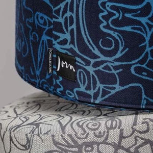 Herringbone Edition 8 Ottoman x Artwork by Asger Jorn · €535 · ASGER JORN | CURATED BY DOMICILECULTURE