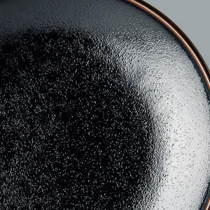 Round Plate Tenmokku 25cm · €20 · CURATED BY EYEDS