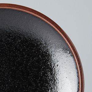 Round Starter Plate Tenmokku 20cm · €13 · CURATED BY EYEDS