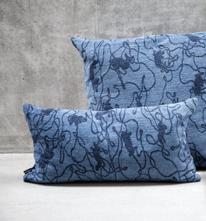 Royal Blue | Social Pattern Artwork by Michael Kvium · €250 · KVIUM | CURATED BY DOMICILECULTURE