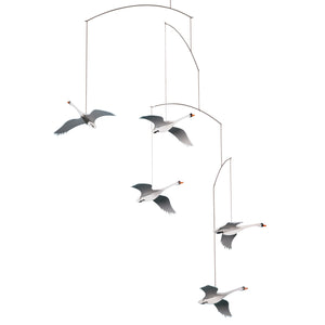 Scandinavian Swans Mobile · €20 · FLENSTED | CURATED BY EYEDS