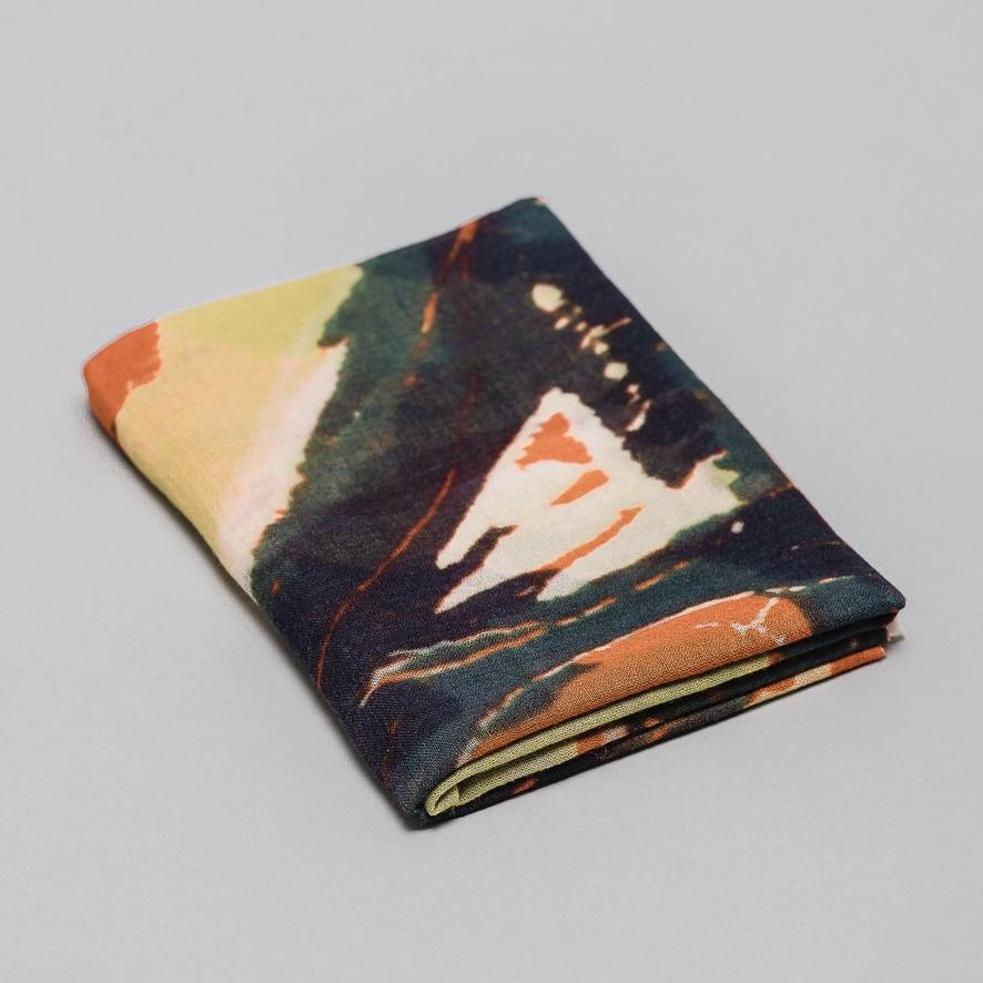 Woodcut Print Edition Scarf Artwork by Asger Jorn (1971) · €94 · ASGER JORN | CURATED BY DOMICILECULTURE
