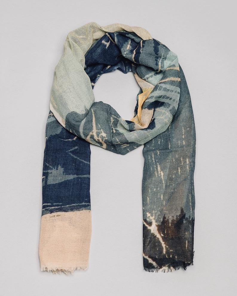 Woodcut Print Edition Scarf x Artwork by Asger Jorn (1972) Design · €94 · ASGER JORN | CURATED BY DOMICILECULTURE