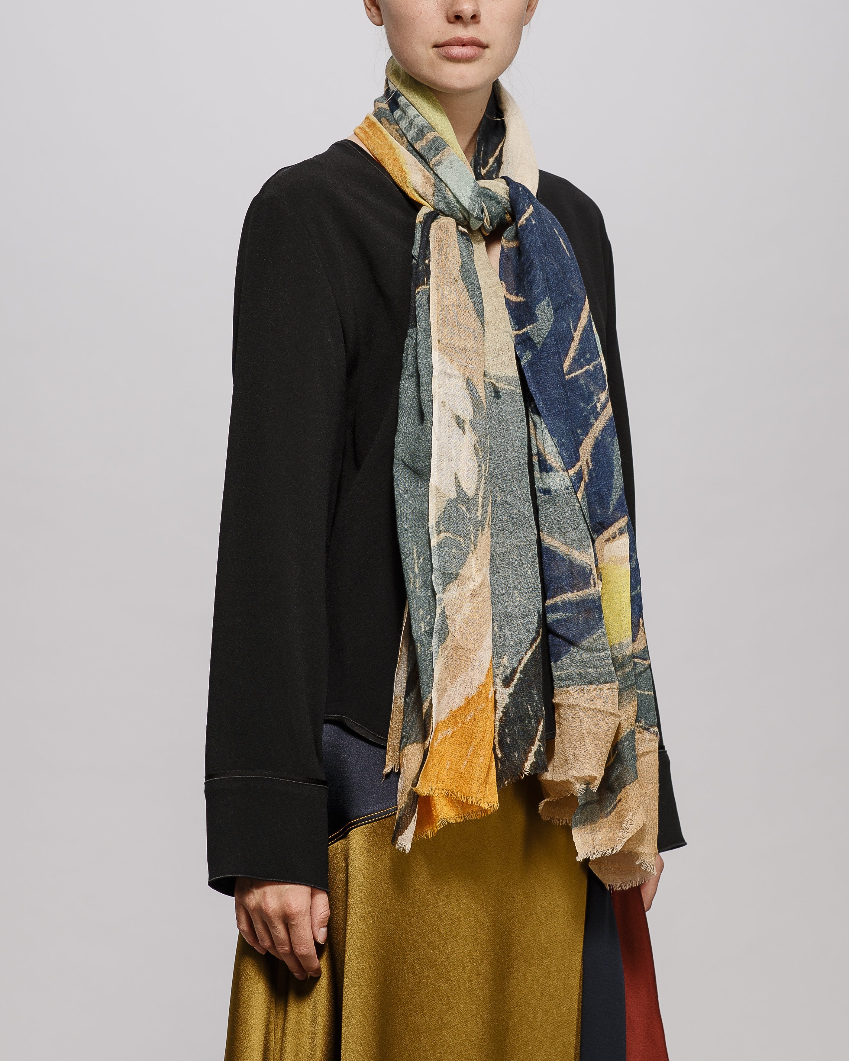 Woodcut Print Edition Scarf Artwork by Asger Jorn (1972) · €94 · ASGER JORN | CURATED BY DOMICILECULTURE
