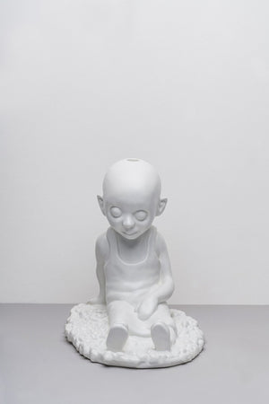 Cloud Dancer Uncanny puppet to power Candleholder by Michael Kvium · €670 · RAAWII | CURATED BY EYEDS